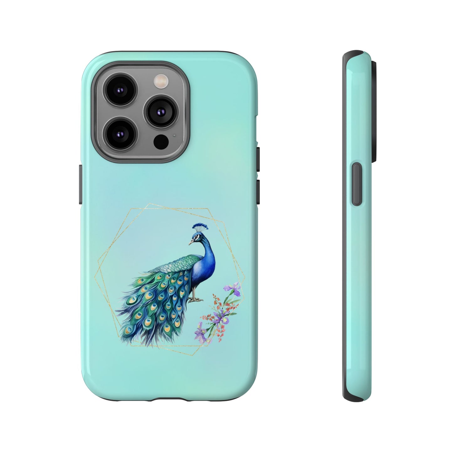 Tough Cell Phone Case - Animal - Peacock (2)