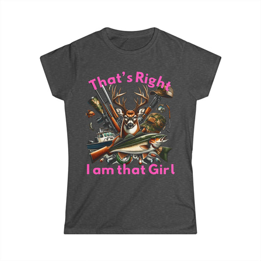 Female T-Shirt - Hunter - I am that girl (1a)