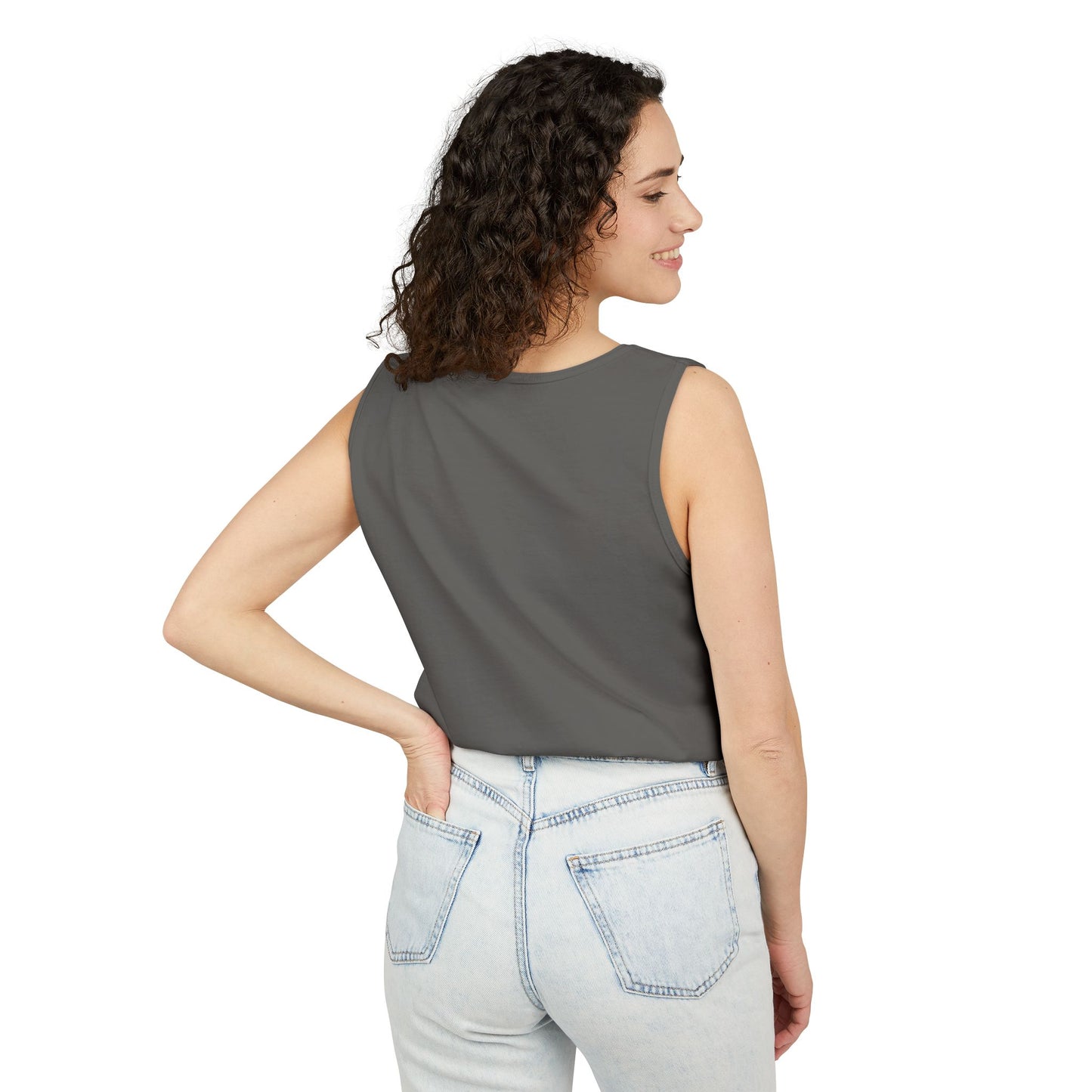 Unisex Tank Top - Funny - Fun Fact: I Do Not Care - White Writing