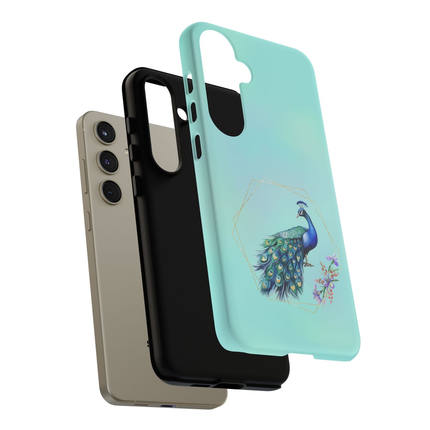 Tough Cell Phone Case - Animal - Peacock (2)