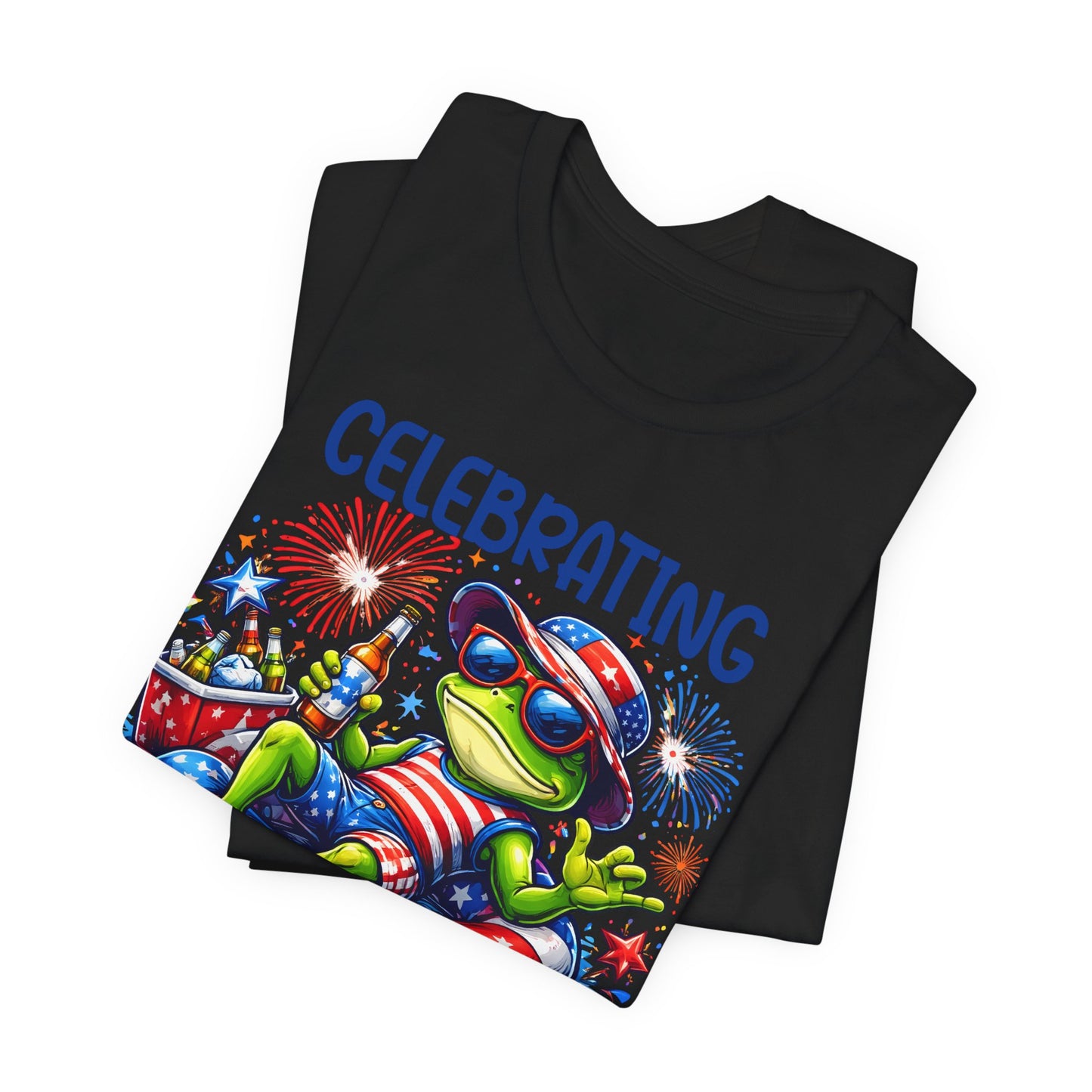 T-Shirt - American - Celebrating America Frog 01