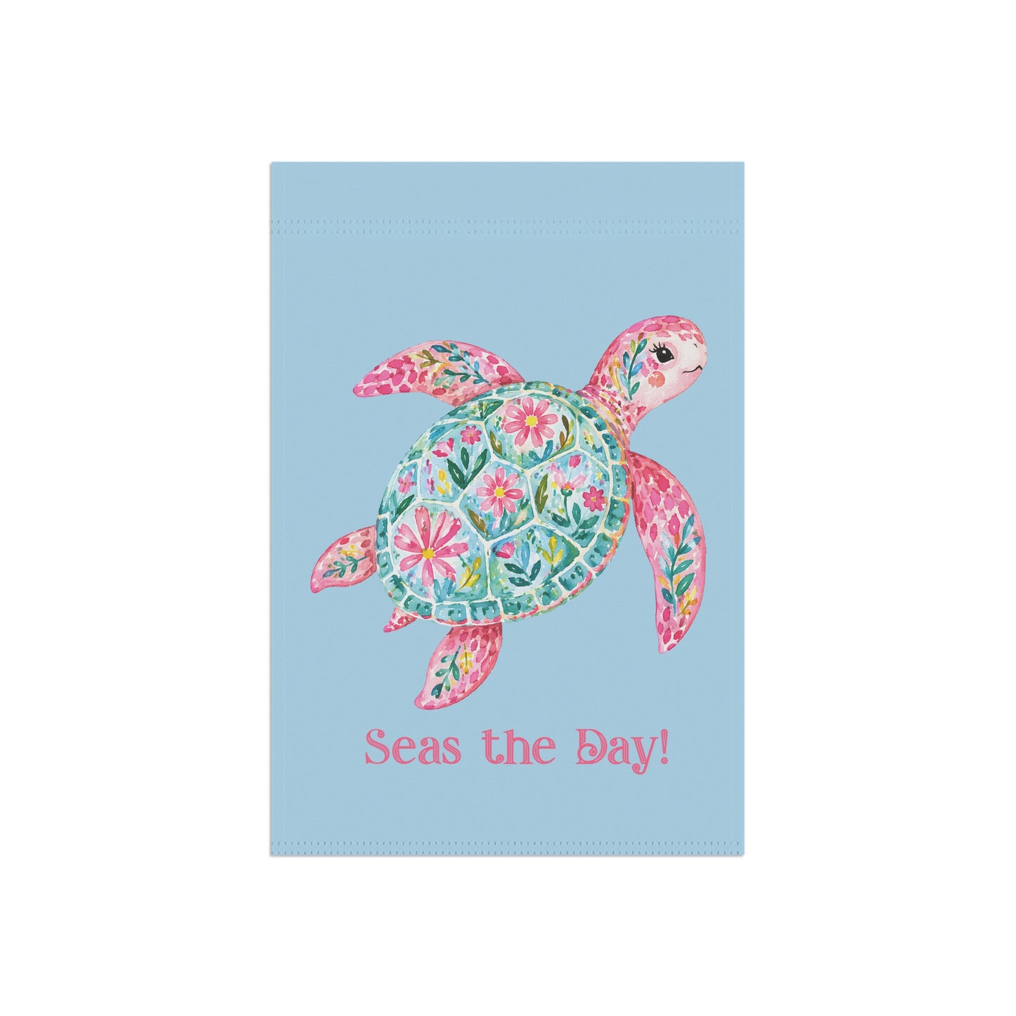 Garden Flag - Season -  Seas the Day Turtle (01)