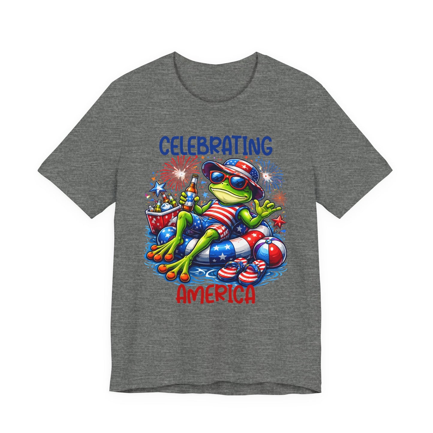 T-Shirt - American - Celebrating America Frog 01