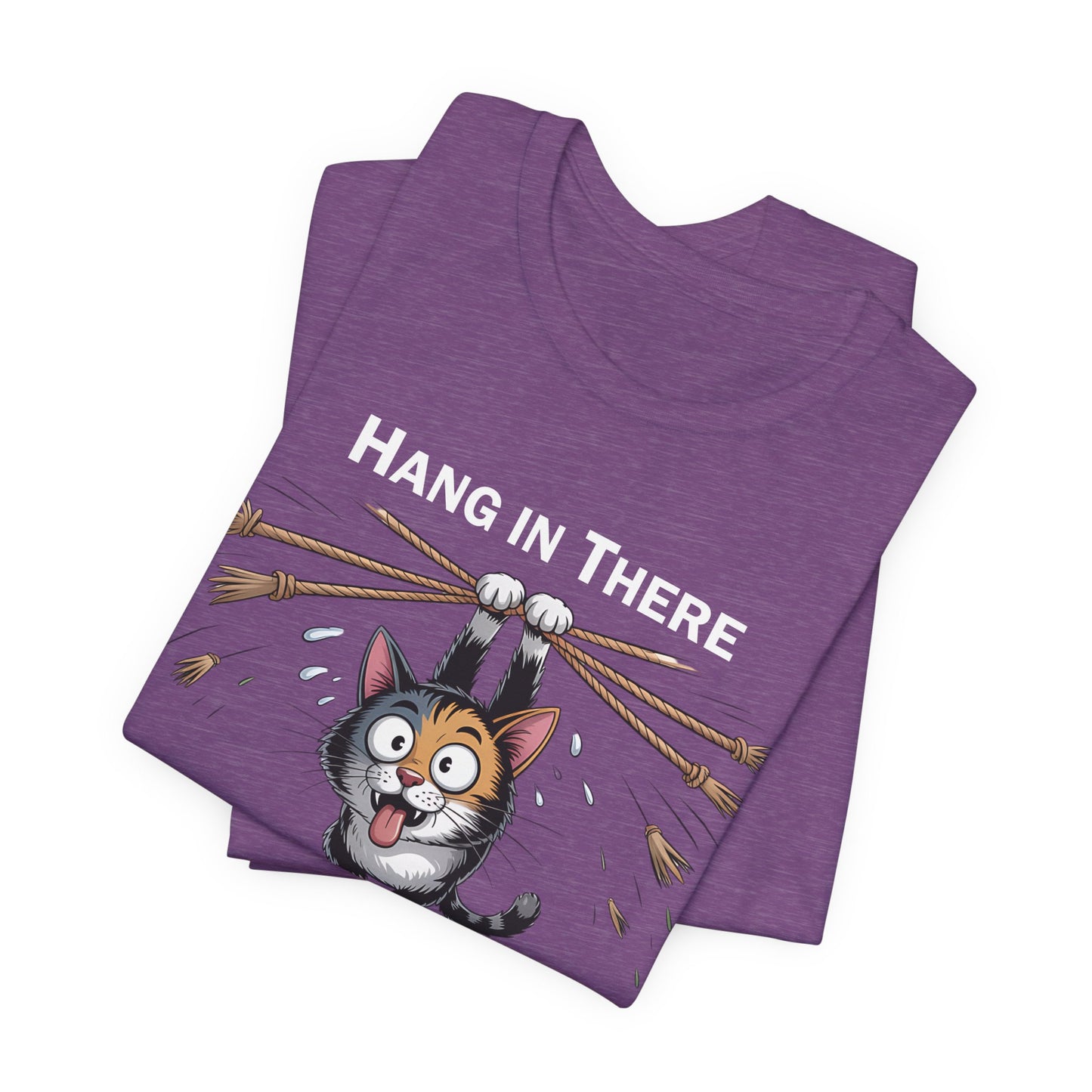 T-Shirt - Animal - Cat - Hang in there (1b)