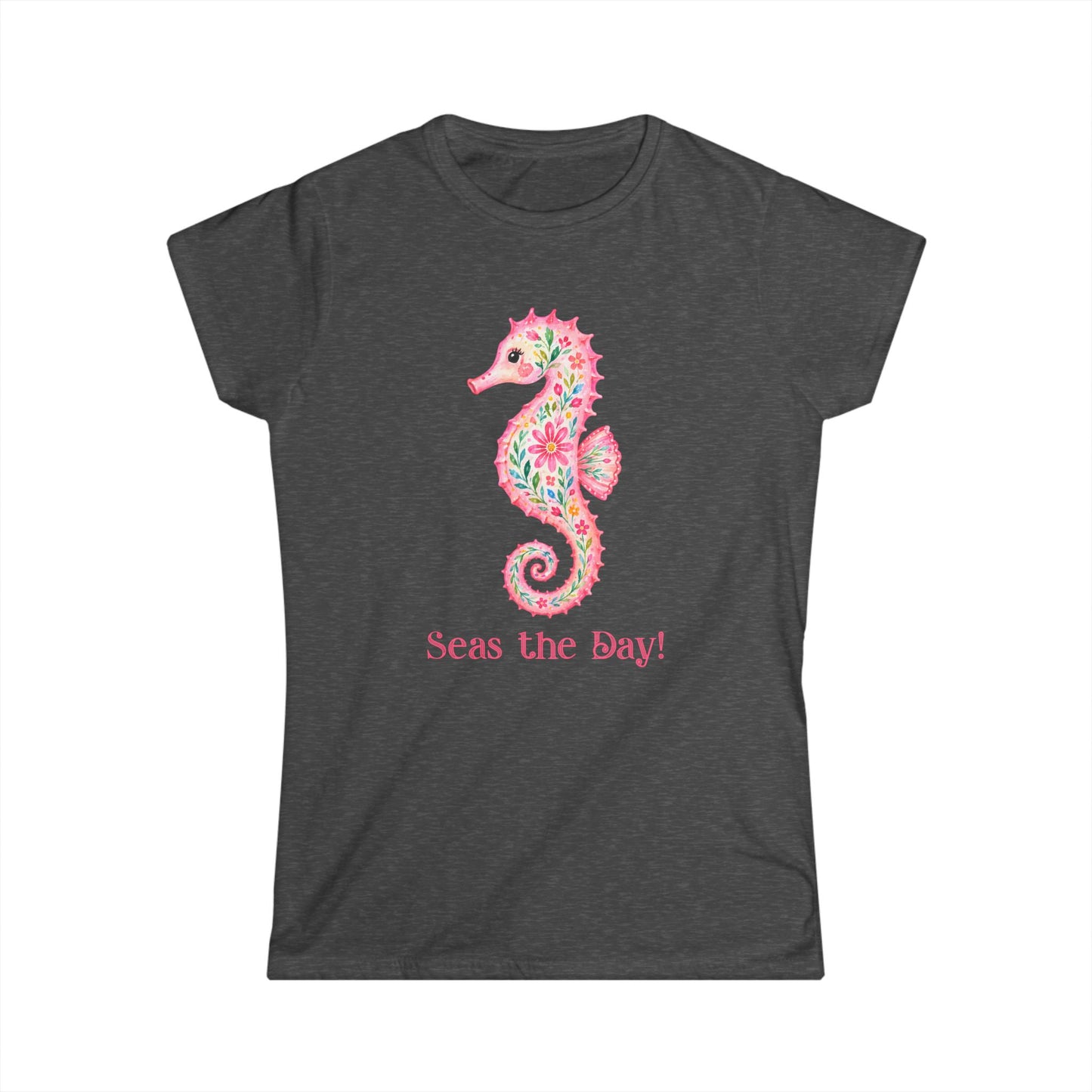Female T-Shirt - Animal - Seas the Day Sea Horse (01)