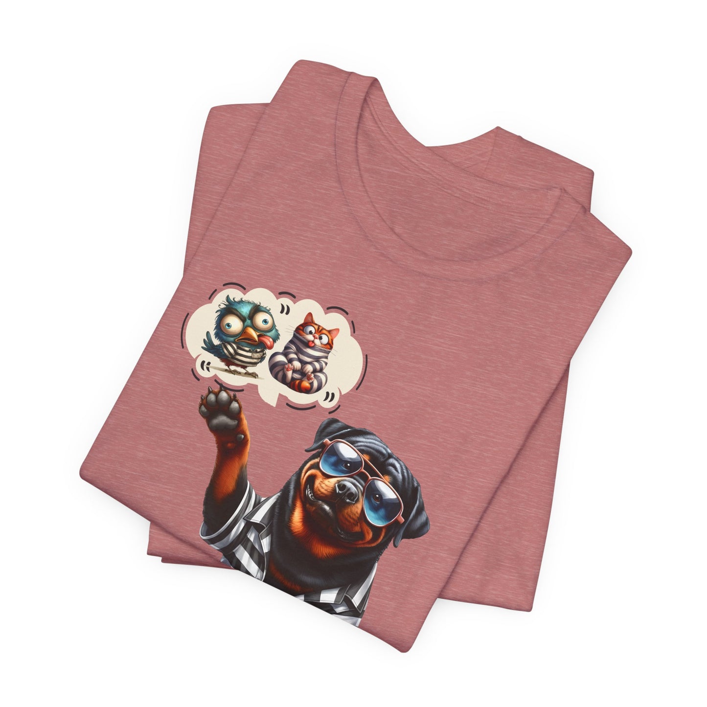 T-Shirt - Animal - Dog - I ate the cat that ate jail bird (1a)