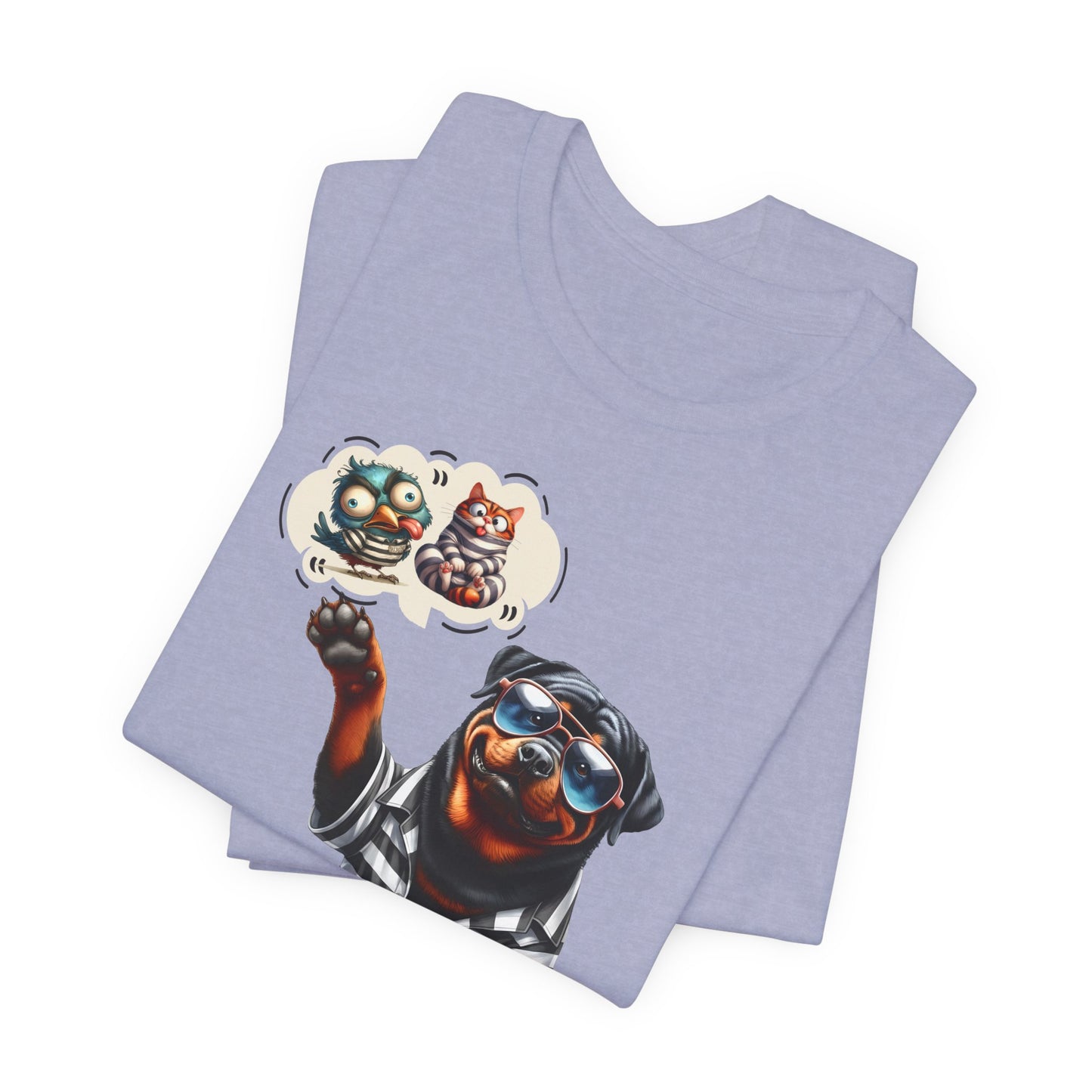 T-Shirt - Animal - Dog - I ate the cat that ate jail bird (1a)