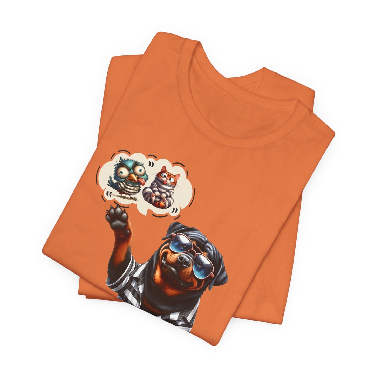 T-Shirt - Animal - Dog - I ate the cat that ate jail bird (1a)