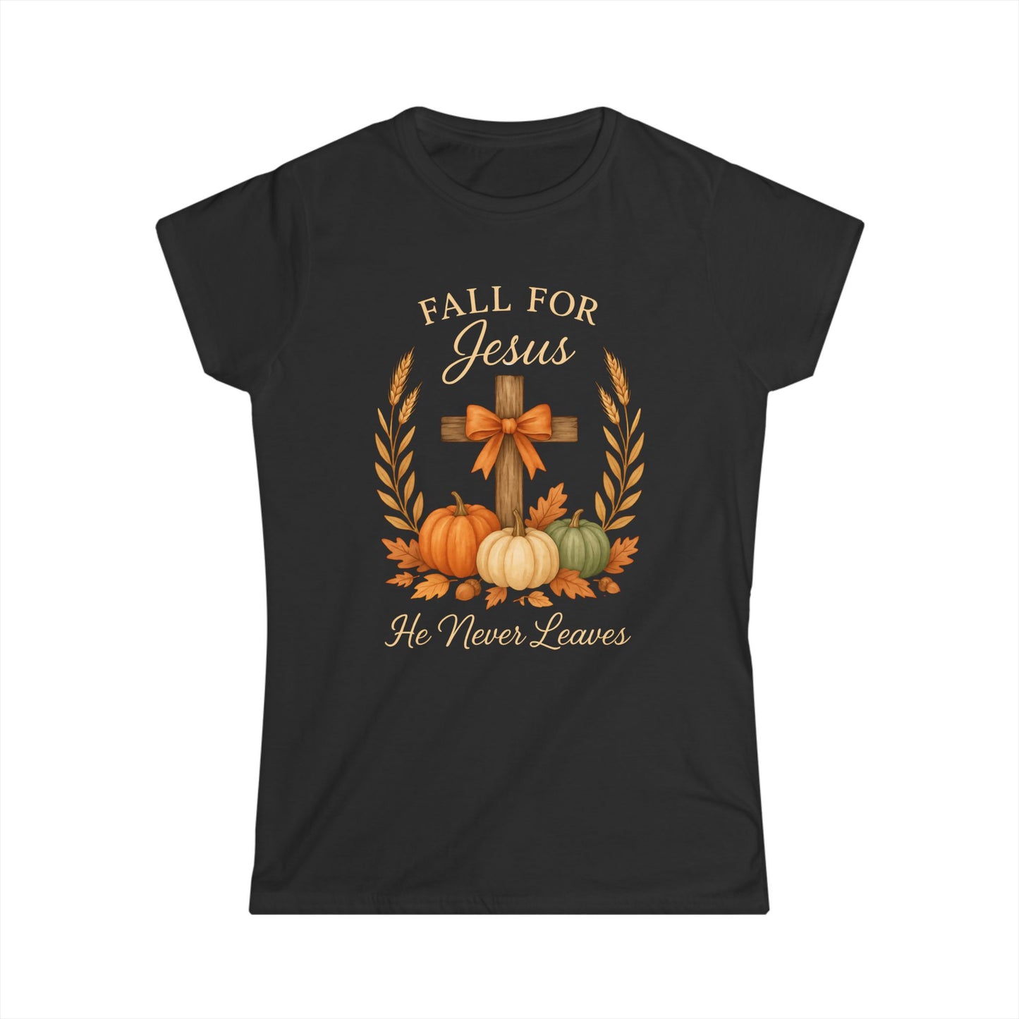Female T-Shirt - Faith - Fall for Jesus (01 Autumn)