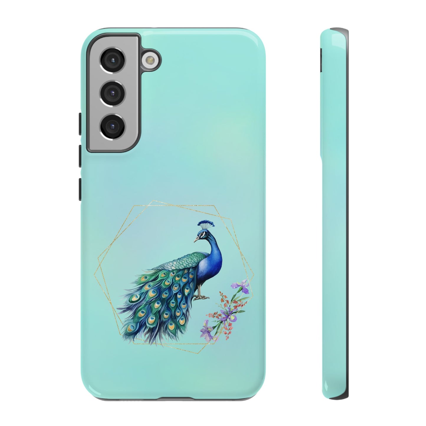 Tough Cell Phone Case - Animal - Peacock (2)