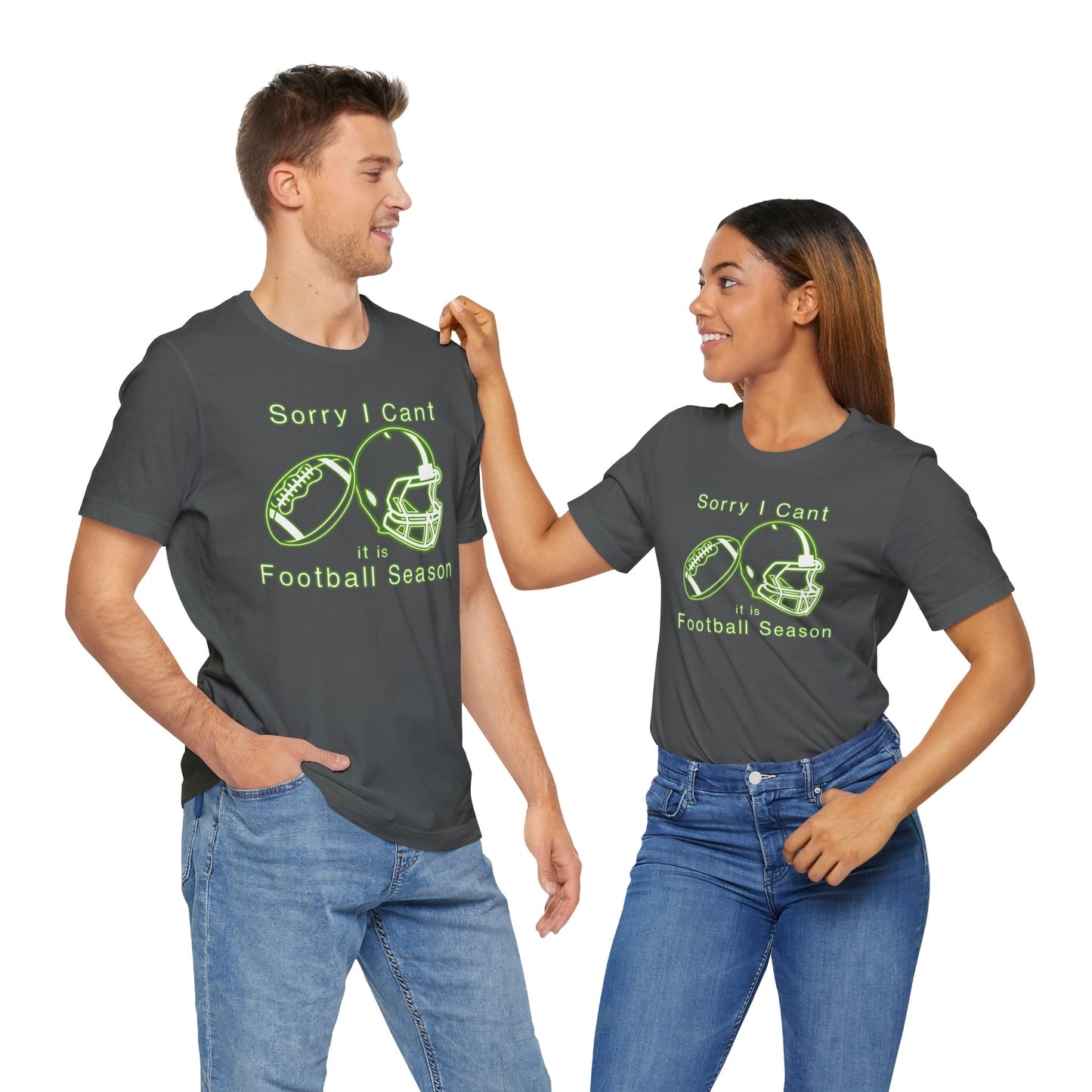 T-shirt - Football - Sorry I Cant (01d)