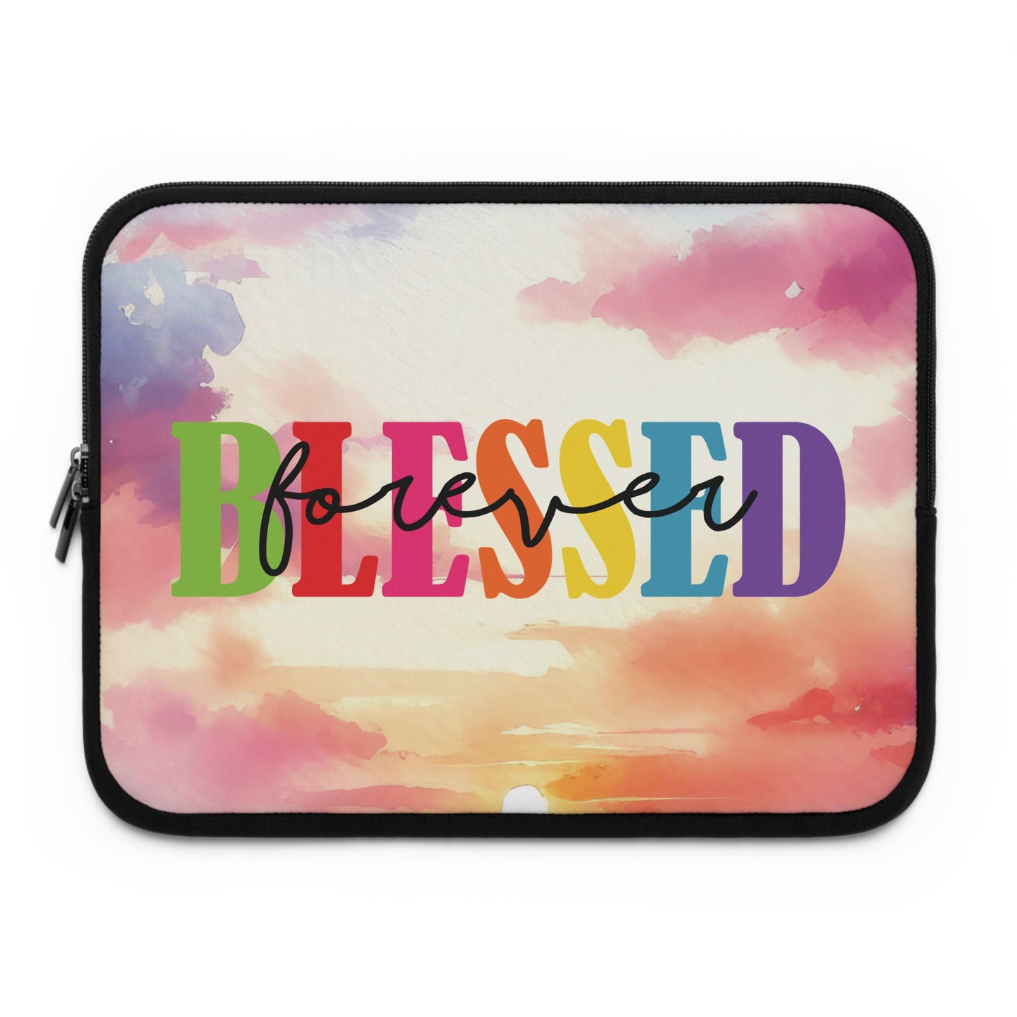 Laptop / Tablet Sleeve - Faith - Blessed Forever (1)