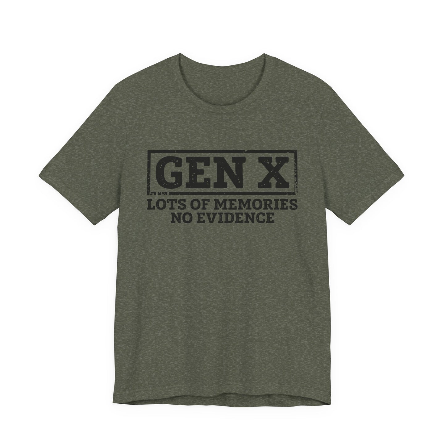 T-shirt - Sarcastic - GenX No Memories (01-black)