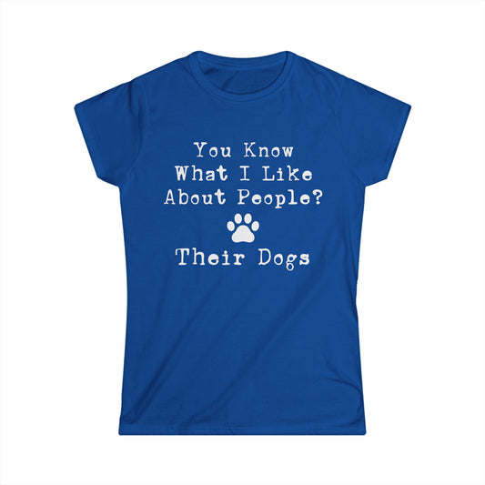 Female T-Shirt - Animal Lover - People's Dogs (1b)
