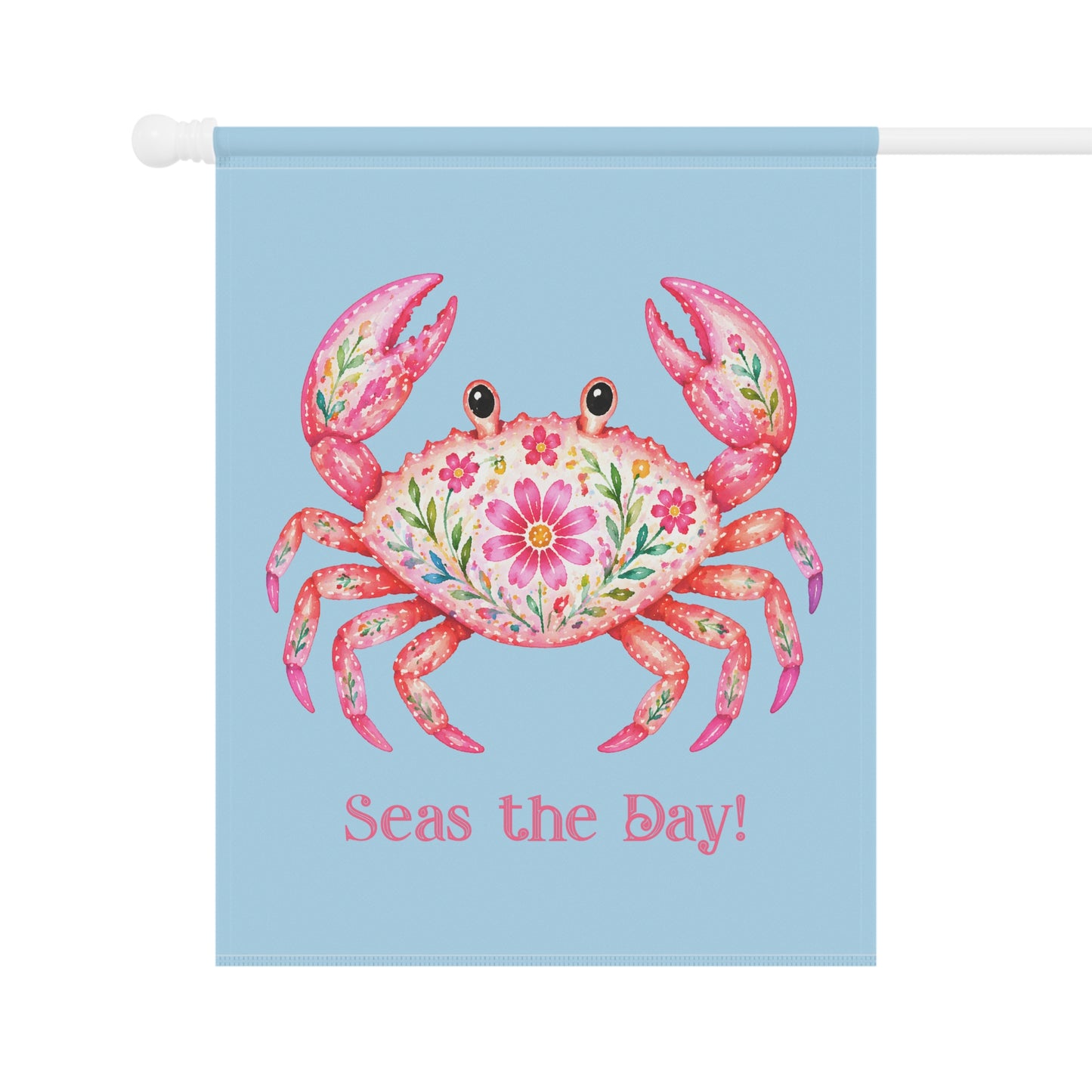 Garden Flag - Season -  Seas the Day Crab (01)