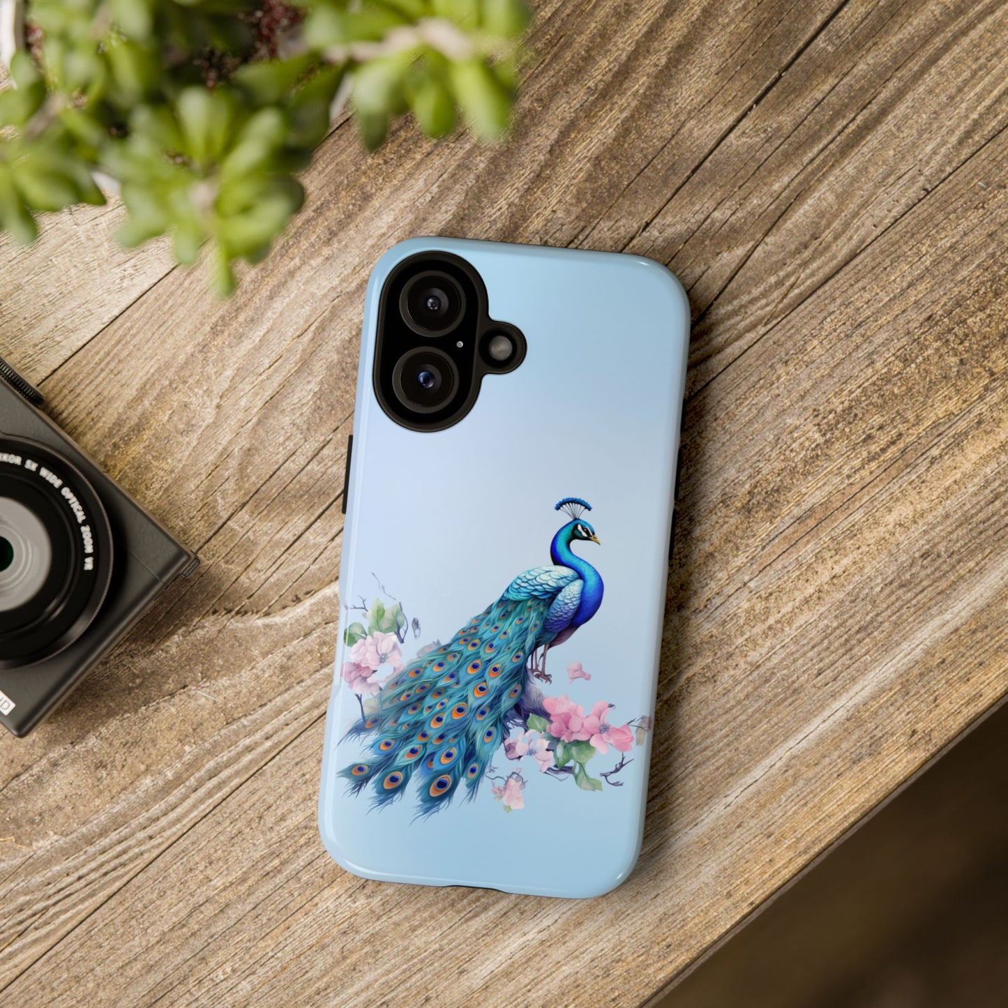 Tough Cell Phone Case - Animal - Peacock (1)