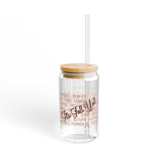 Sipper Glass - Autumn - It's Fall Y'all (1b)