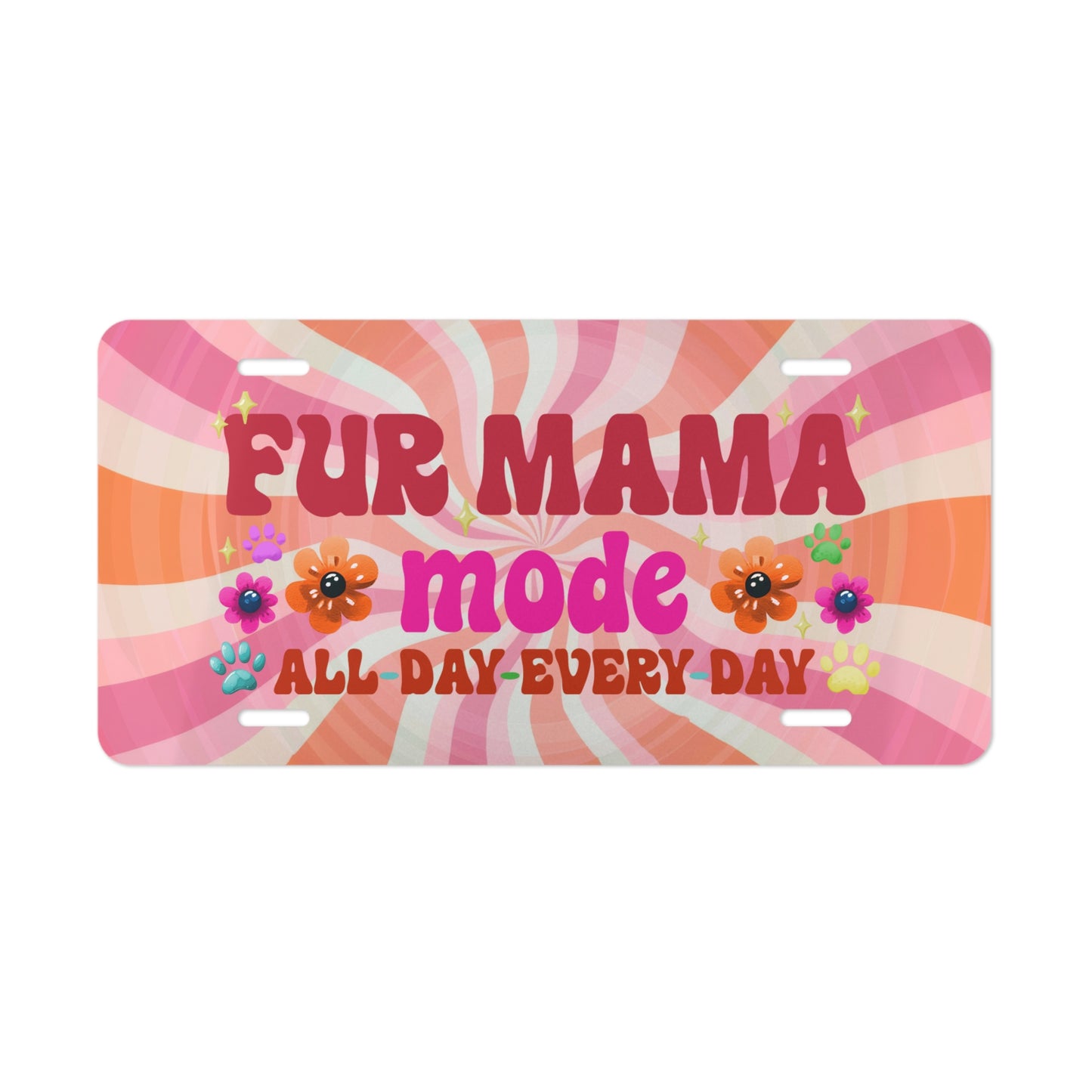 License Plate - Fur Mama