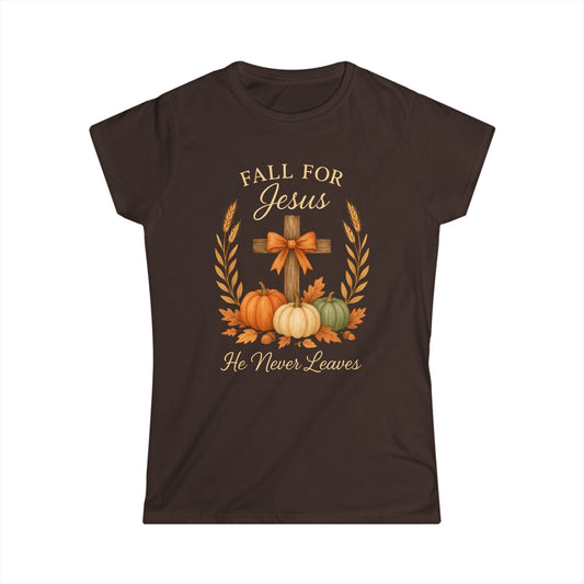 Female T-Shirt - Faith - Fall for Jesus (01 Autumn)