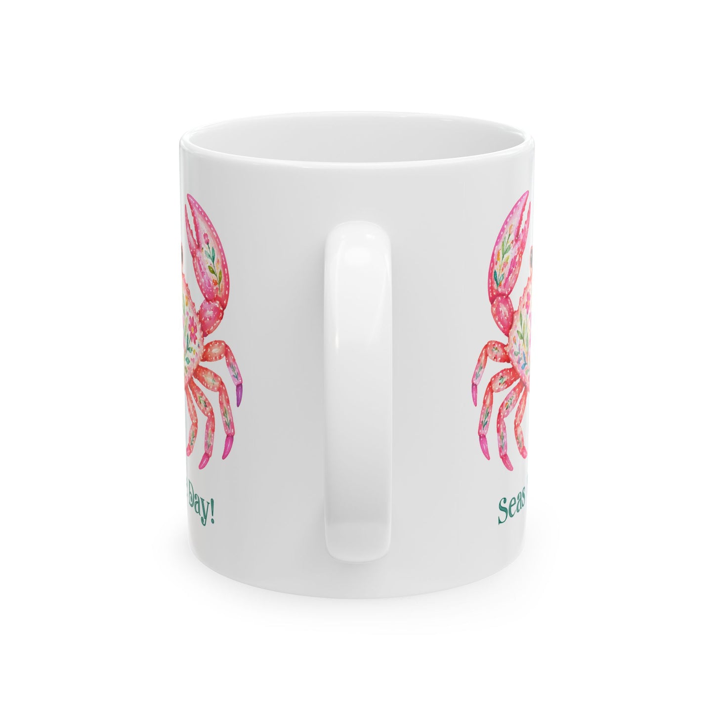 Ceramic Mug - Animal - Seas the Day Crab (01)