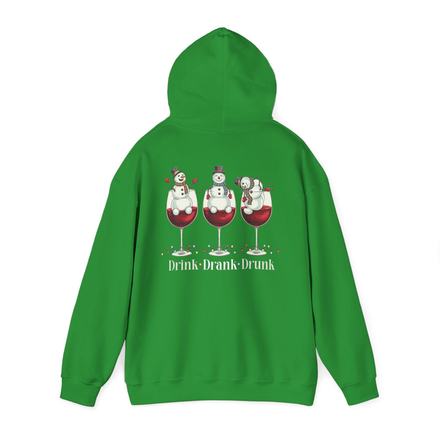 Heavy Blend Hoodie - Winter - Snowmen Drink Drank Drunk (01)