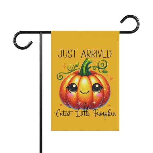 Garden Flag - Baby - Just Arrived...The Cutest Little Pumpkin (01a)