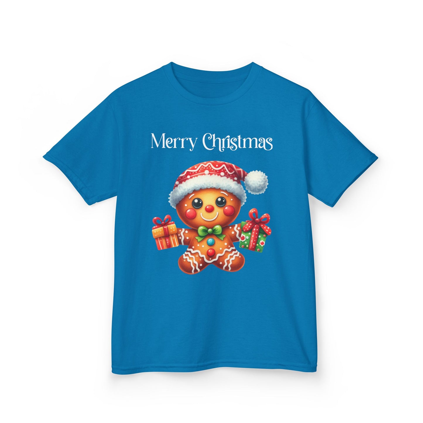 Child Tee - Christmas - Gingerbread - Merry Christmas (01a)