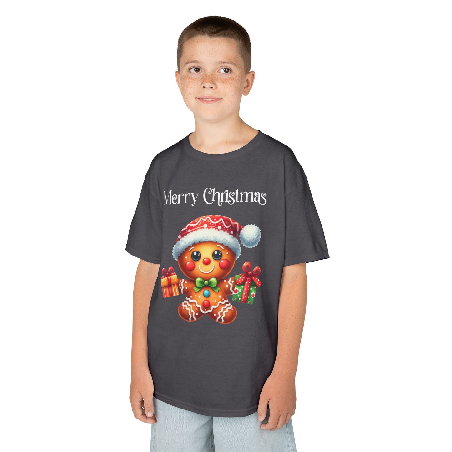 Child Tee - Christmas - Gingerbread - Merry Christmas (01a)