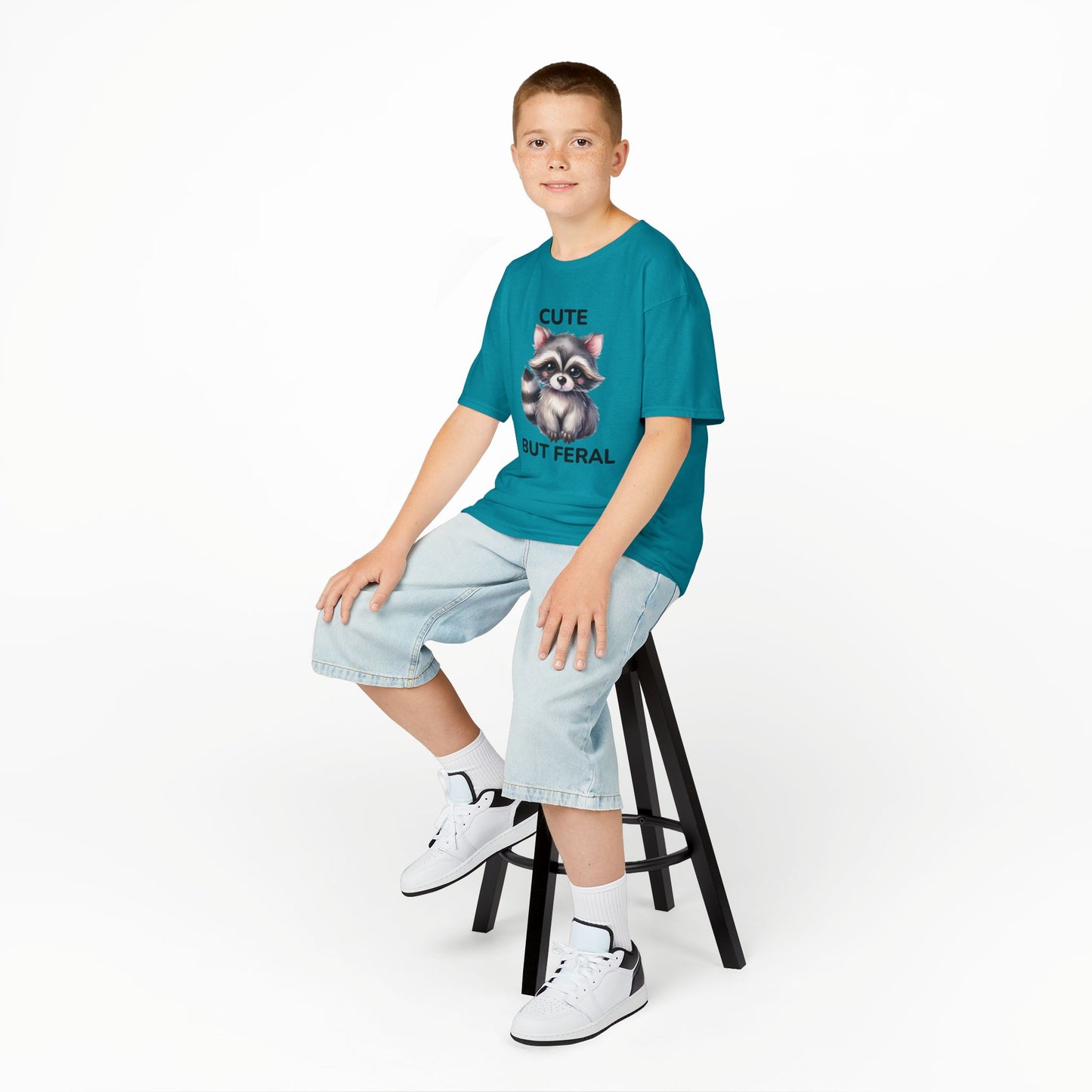 Child Tee - Animal / Racoon - Cute but Feral (02)