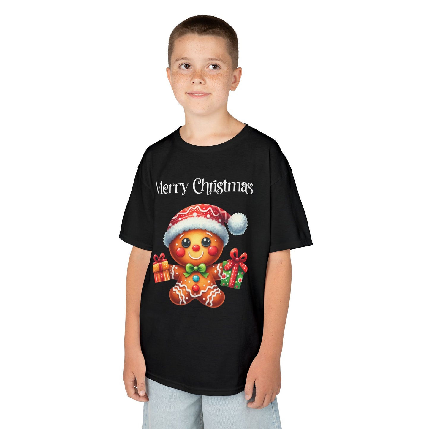 Child Tee - Christmas - Gingerbread - Merry Christmas (01a)