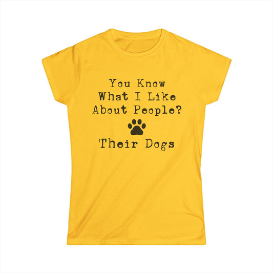 Female T-Shirt - Animal Lover - People's Dogs (1a)