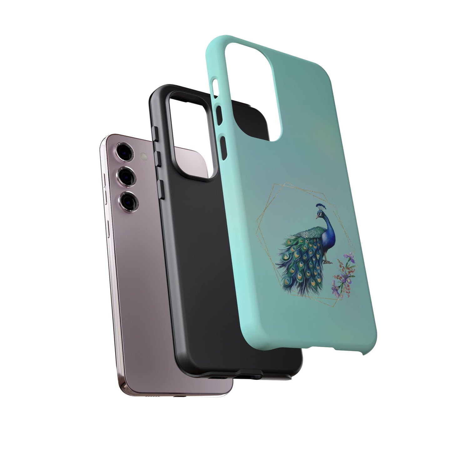 Tough Cell Phone Case - Animal - Peacock (2)