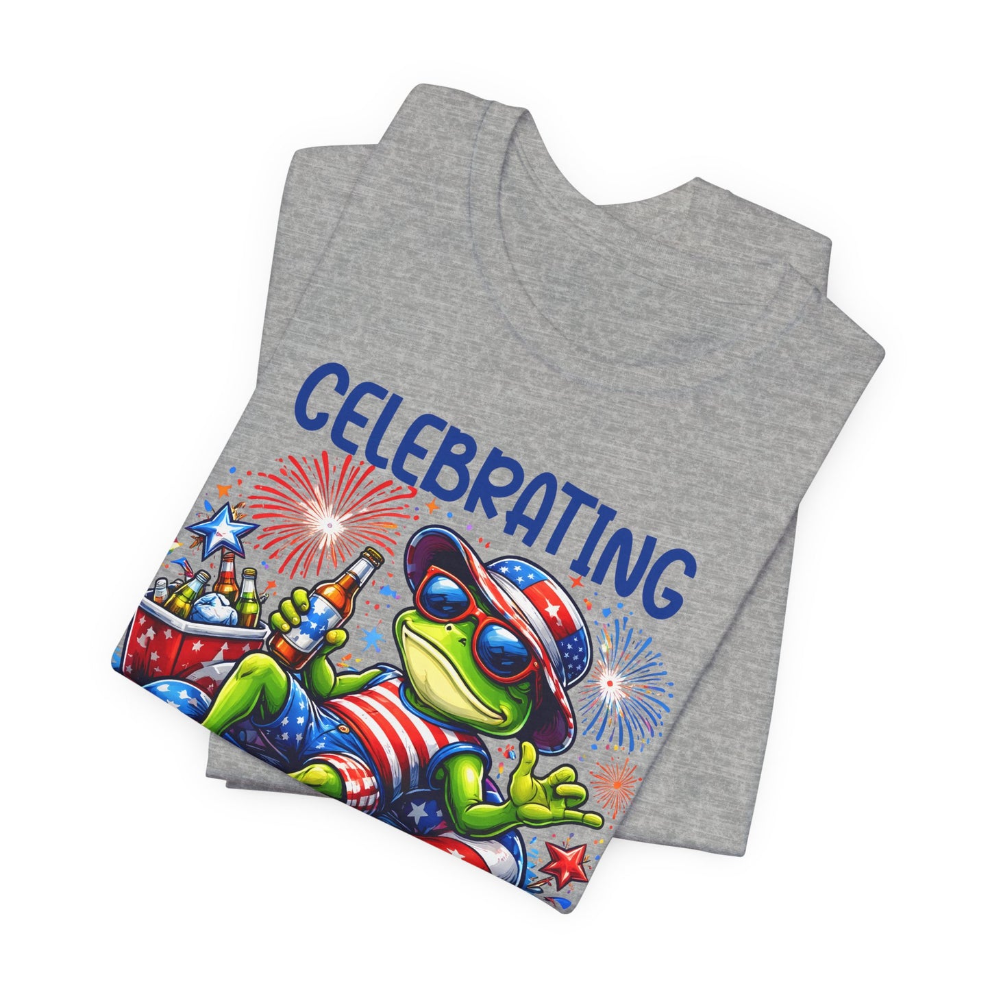 T-Shirt - American - Celebrating America Frog 01