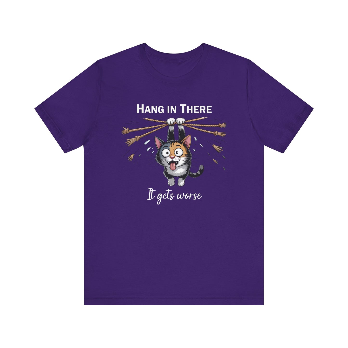 T-Shirt - Animal - Cat - Hang in there (1b)