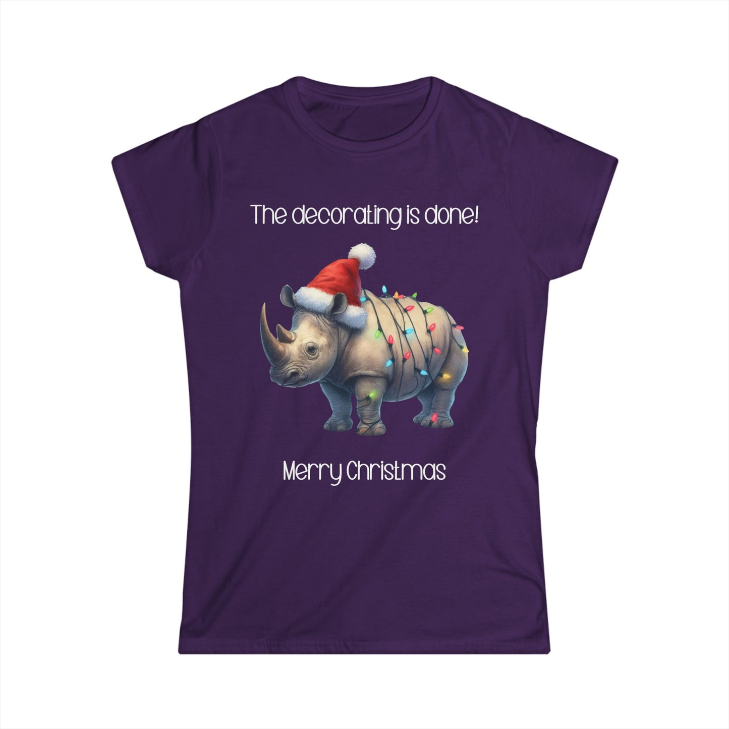Female T-Shirt - Christmas - Decorating Done (05)