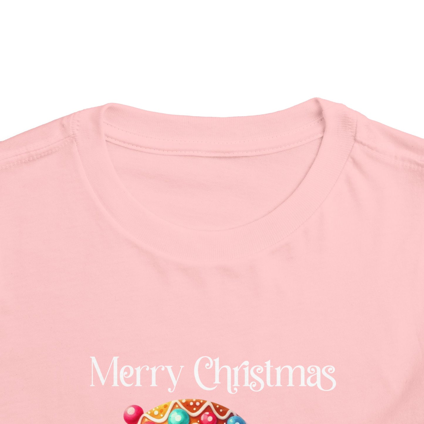 Toddler Tee - Christmas - Gingerbread - Merry Christmas (03a)