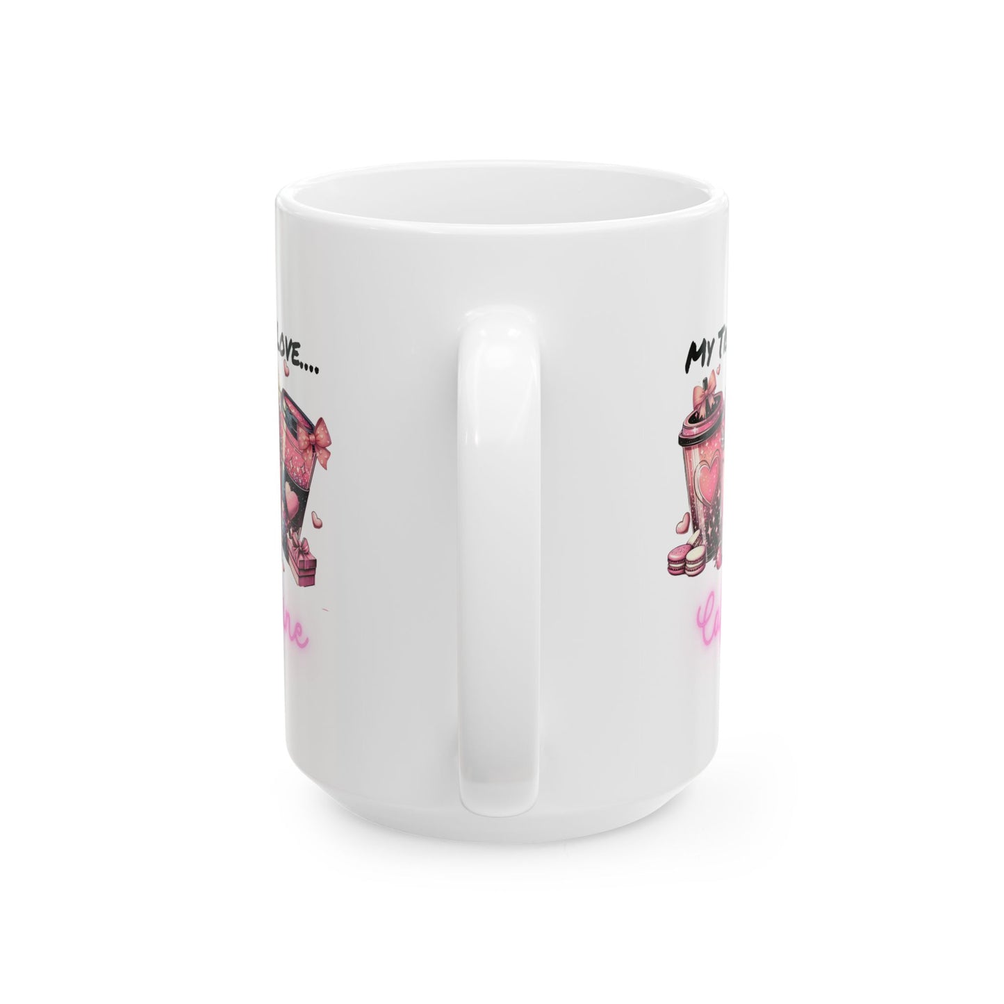 Ceramic Mug - Valentine - Coffee Drinks