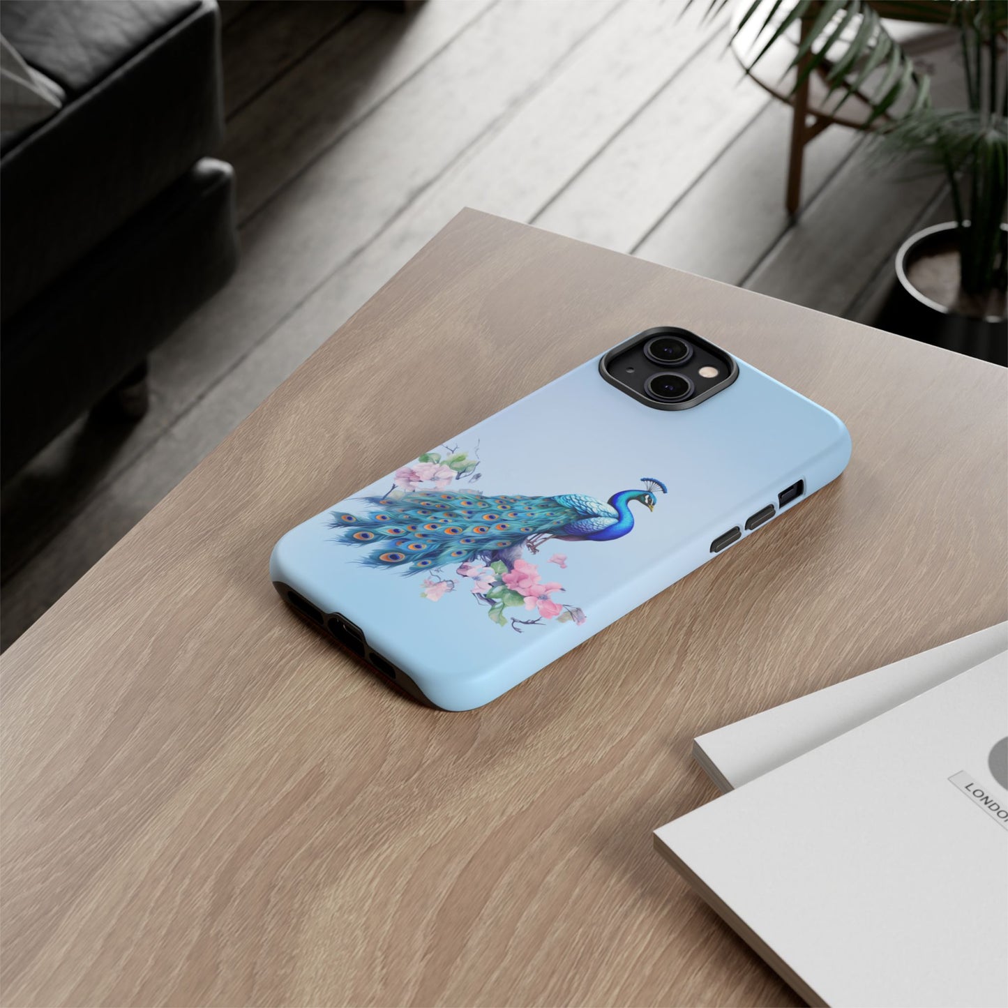 Tough Cell Phone Case - Animal - Peacock (1)