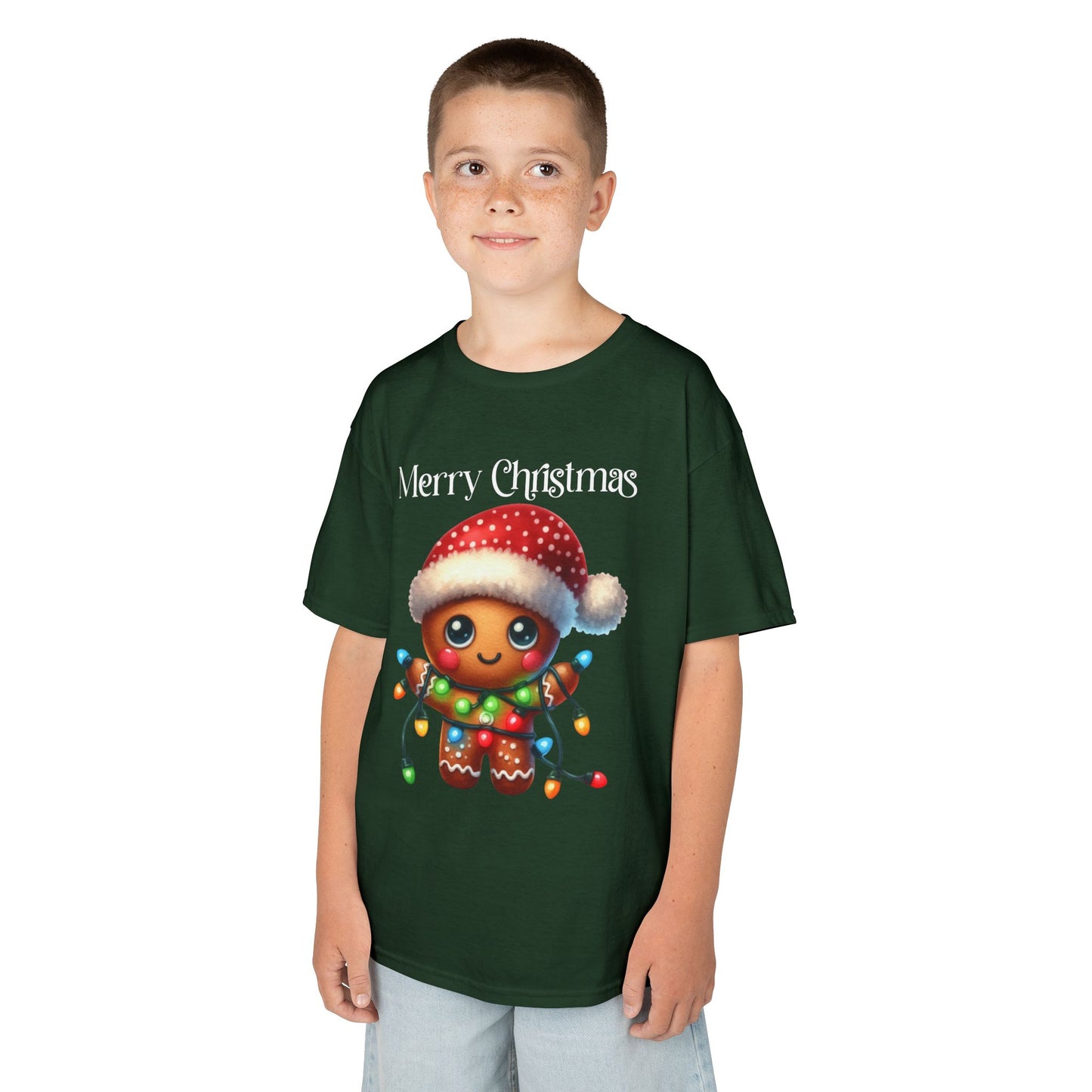 Child Tee - Christmas - Gingerbread - Merry Christmas (02a)