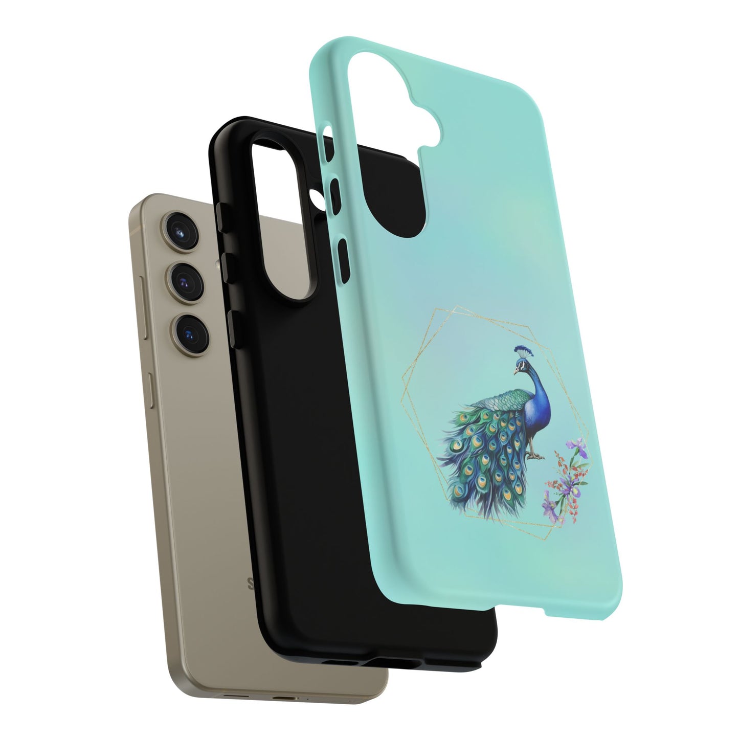 Tough Cell Phone Case - Animal - Peacock (2)