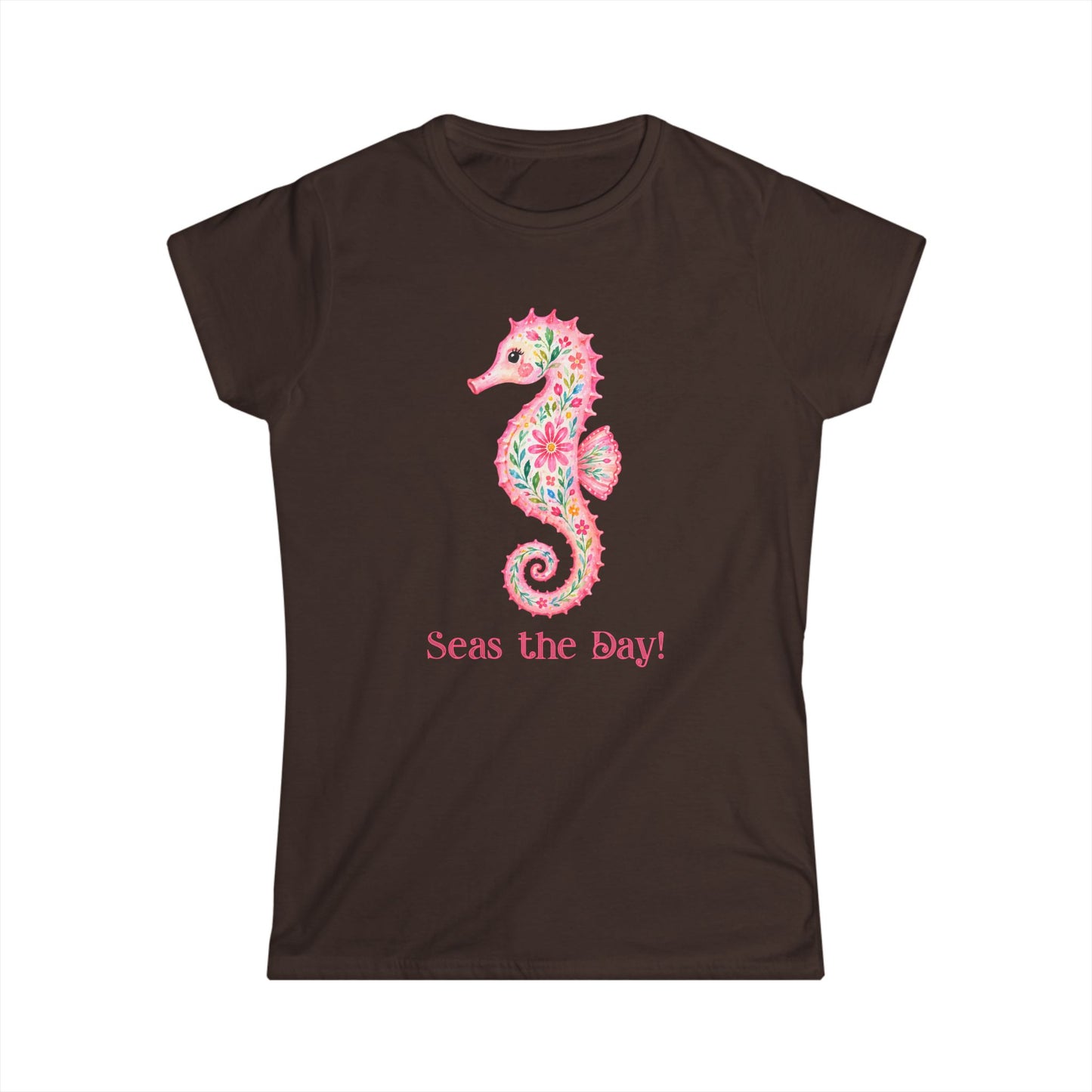 Female T-Shirt - Animal - Seas the Day Sea Horse (01)