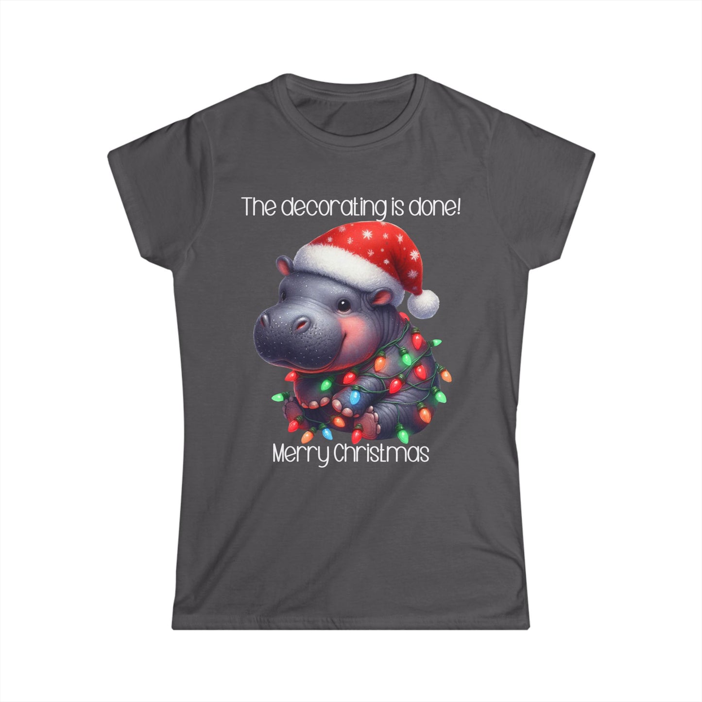 Female T-Shirt - Christmas - Decorating Done (06)