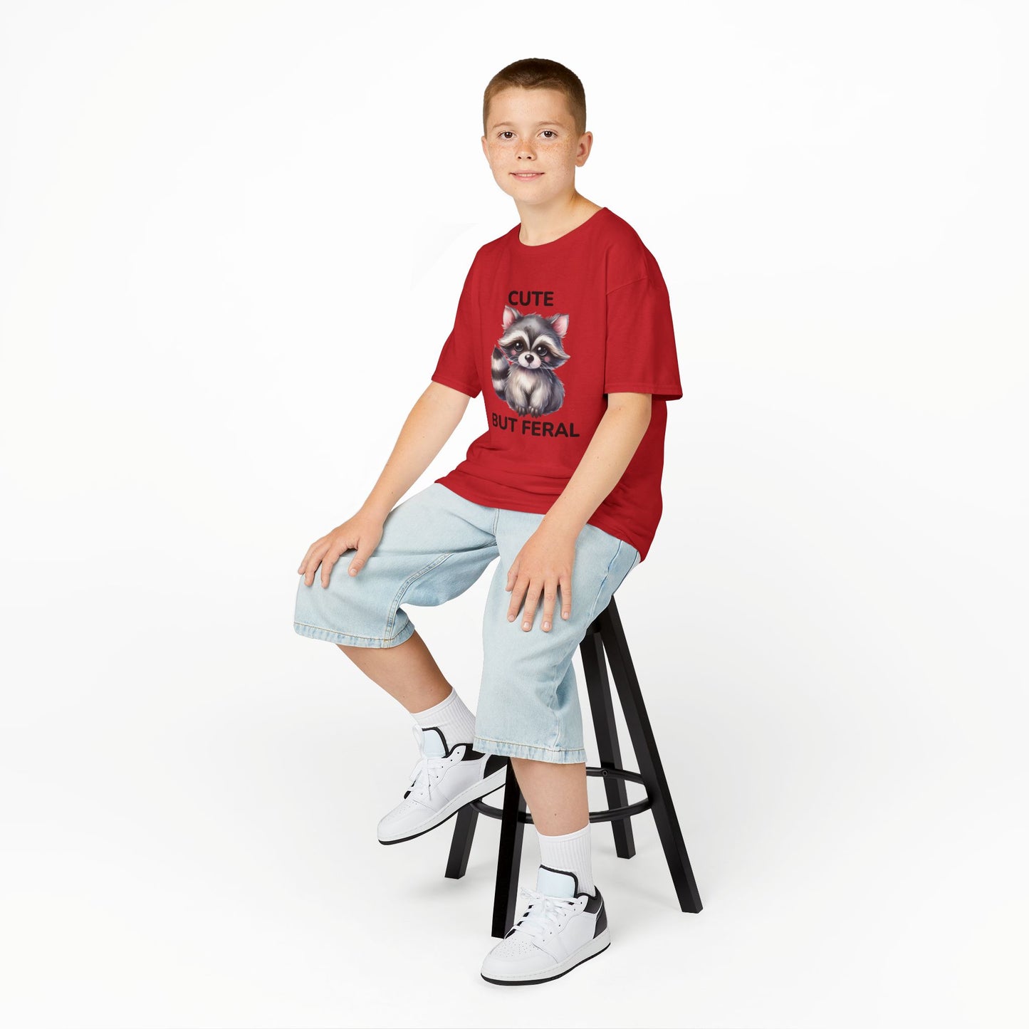 Child Tee - Animal / Racoon - Cute but Feral (02)