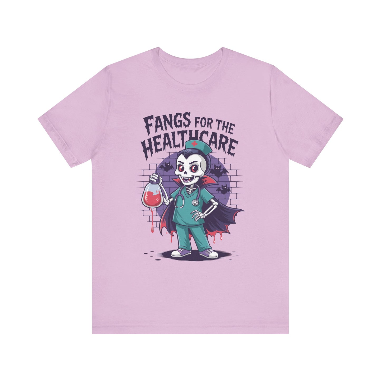 T-Shirt - Medical / Halloween - Fangs for the Healthcare (01a)