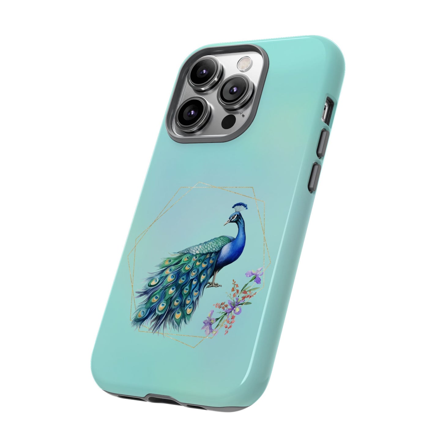 Tough Cell Phone Case - Animal - Peacock (2)