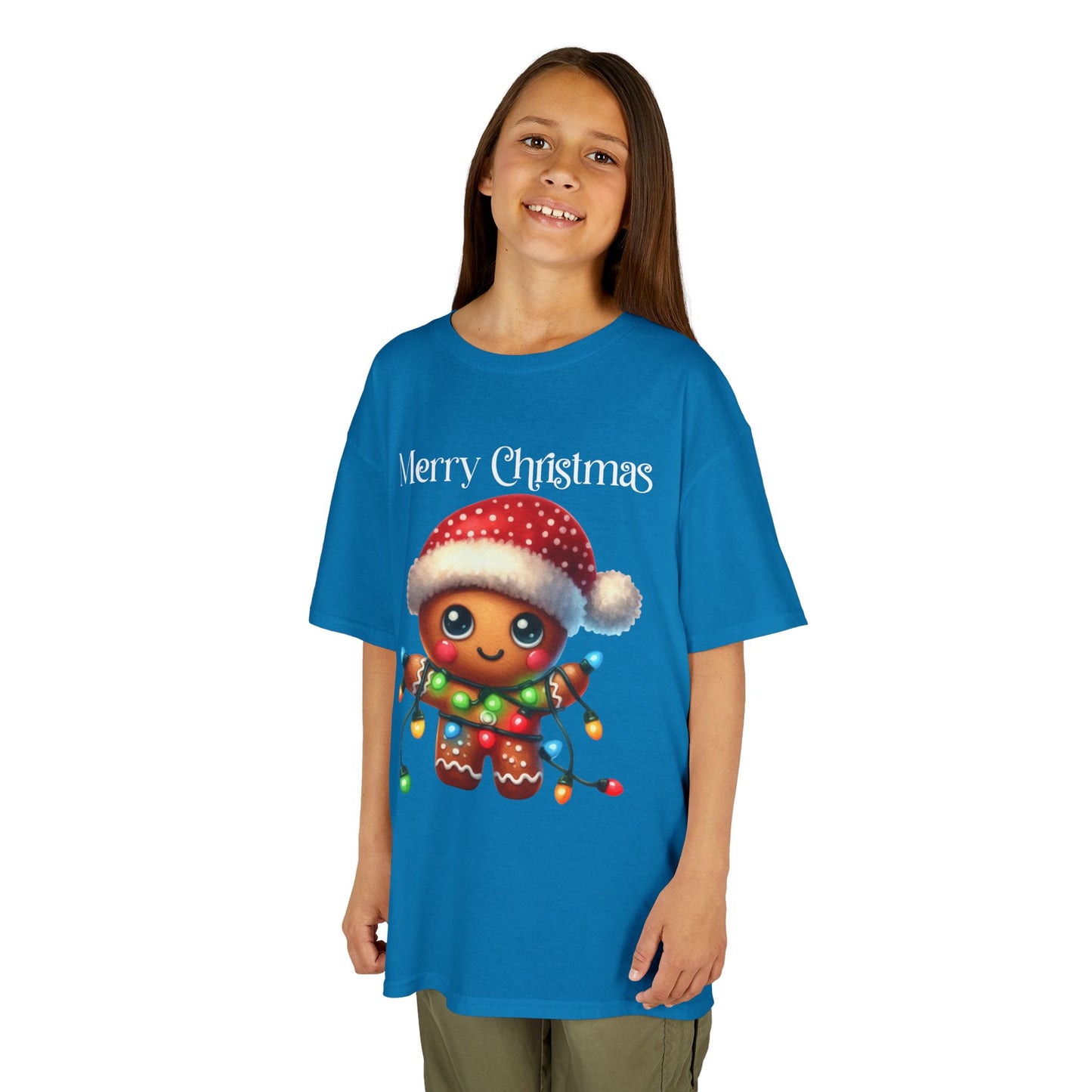 Child Tee - Christmas - Gingerbread - Merry Christmas (02a)
