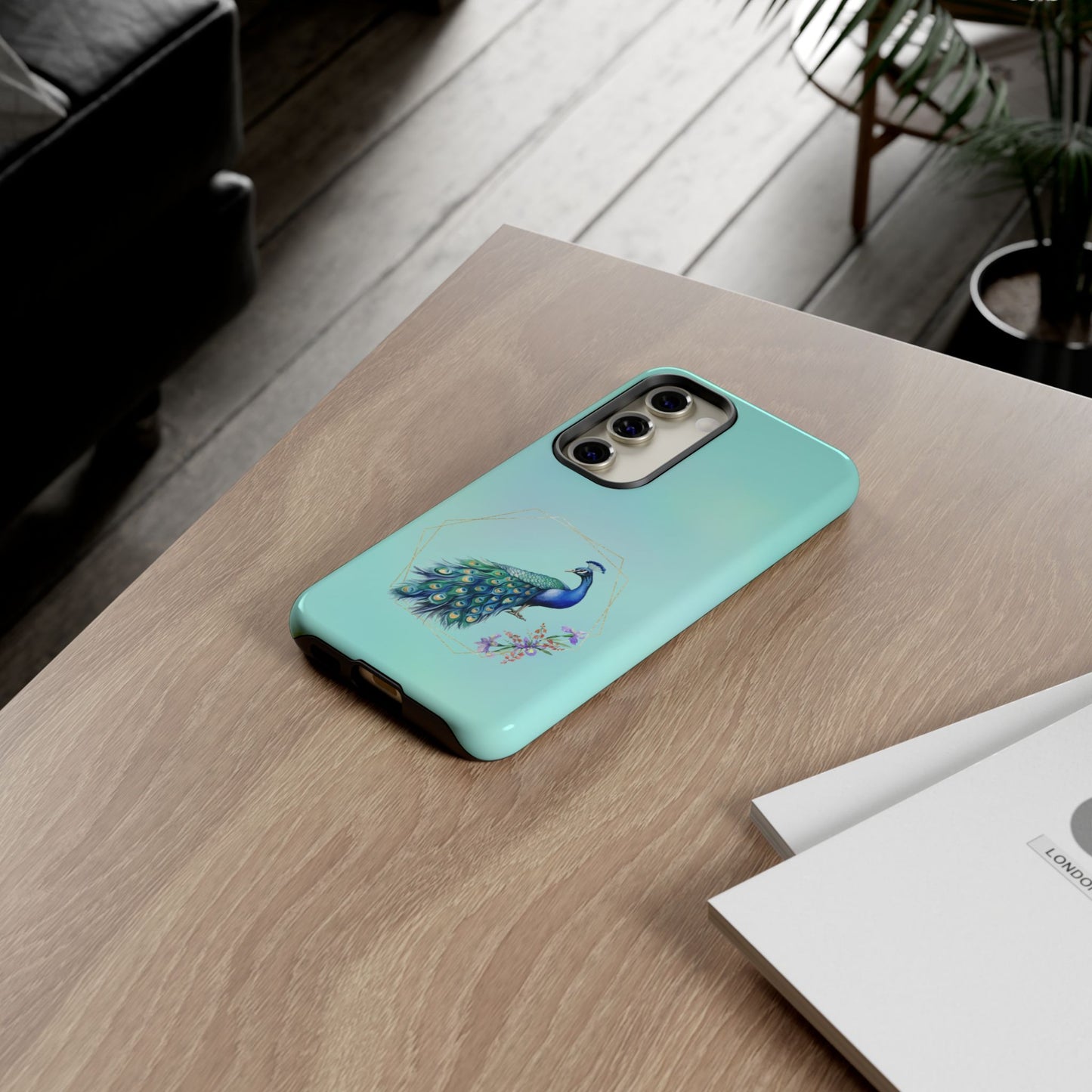 Tough Cell Phone Case - Animal - Peacock (2)