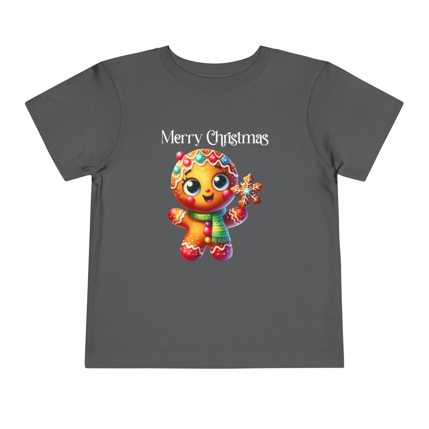 Toddler Tee - Christmas - Gingerbread - Merry Christmas (03a)