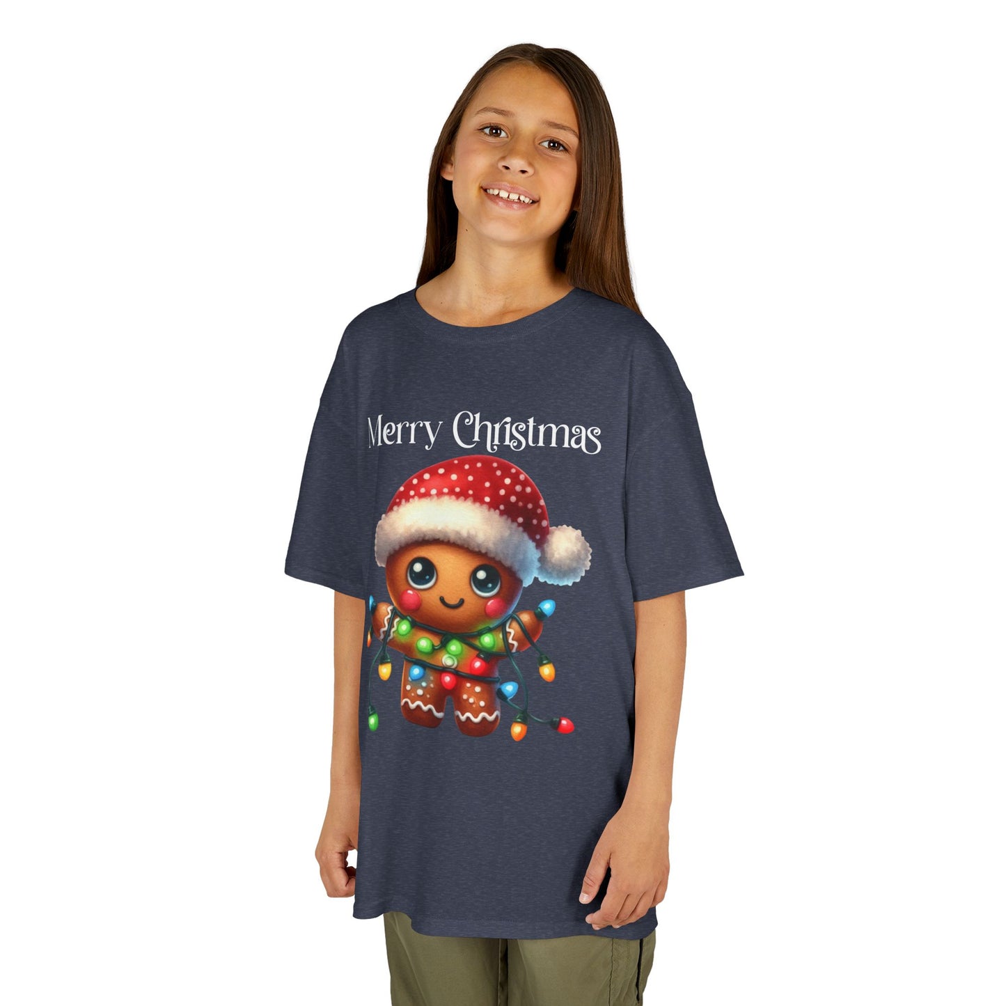 Child Tee - Christmas - Gingerbread - Merry Christmas (02a)