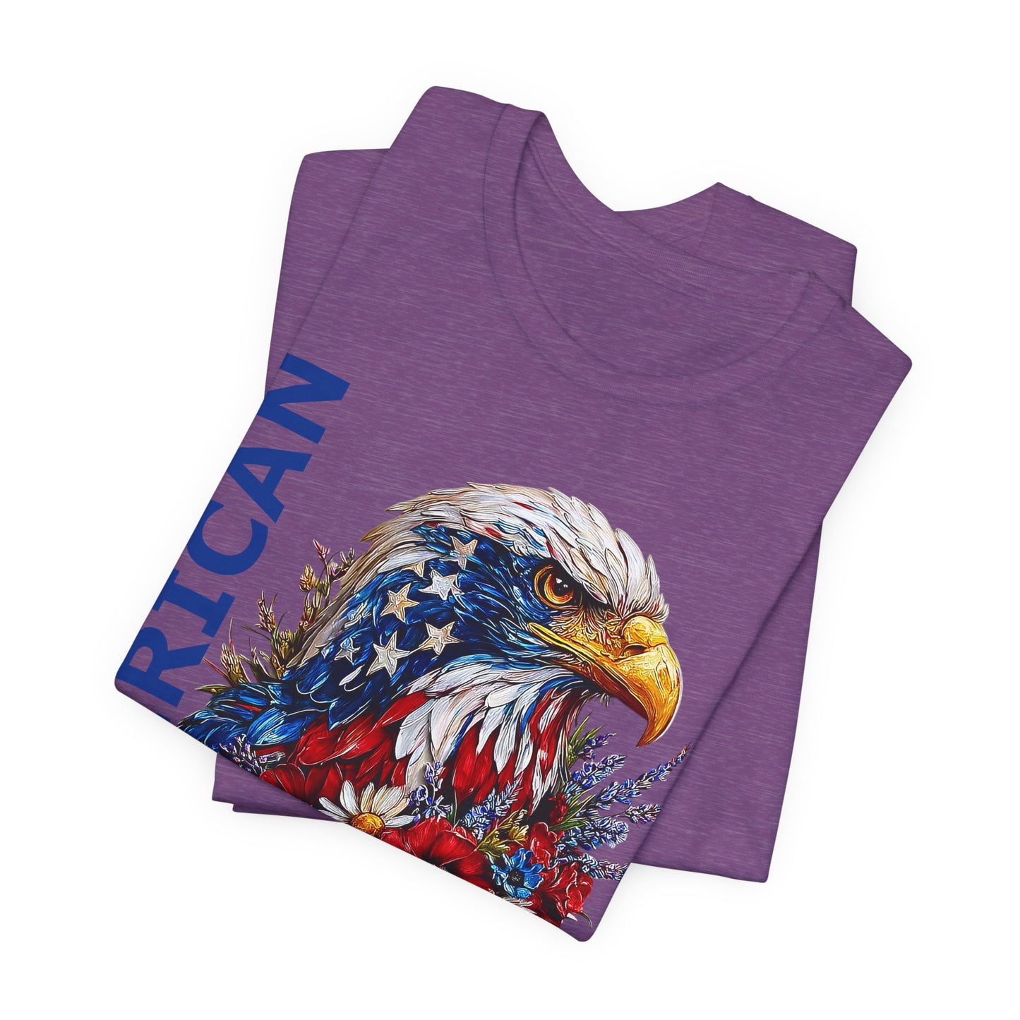 T-Shirt - American - American Girl with Eagle 01